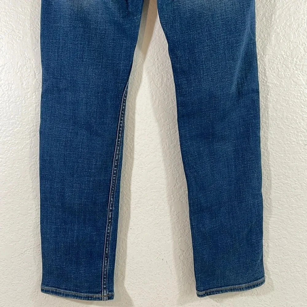 ABERCROMBIE KIDS STRAIGHT SLIM BLUE DENIM JEANS WITH POCKETS SIZE 11/12 - Picture 7 of 9